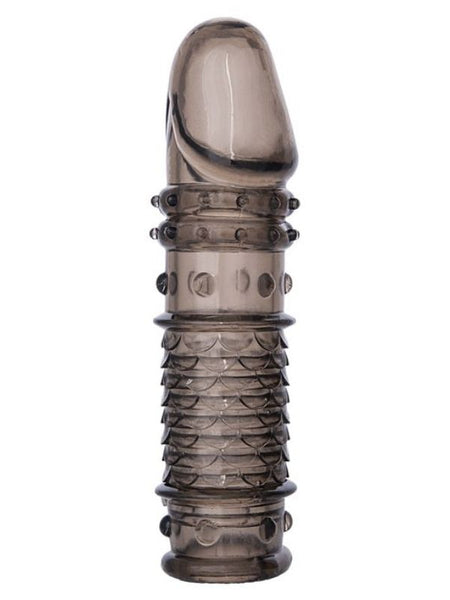 Censan XLover Penis Kılıfı TPE Siyah Şeffaf 13,5 cm - C-T748015