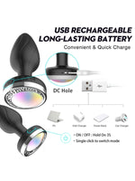 Censan Ycxydr Telefon Kontrollü Titreşimli Anal plug - C-7642