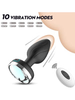 Censan Ycxydr Telefon Kontrollü Titreşimli Anal plug - C-7642