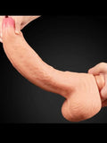 Çift Katmanlı Platinyum Silikon Realistik Dildo 28 cm - LV411011