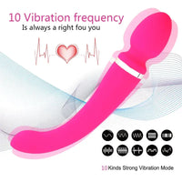 Çift Taraflı 10 Modlu Pelvik Taban V Wand Vibratör - FA-XM303