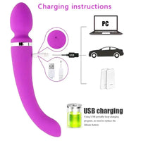 Çift Taraflı 10 Modlu Pelvik Taban V Wand Vibratör - FA-XM303