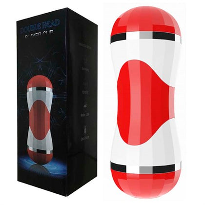Çift Taraflı Fener Tipi Realistik Suni Vajinal ve Oral Mastürbatör - BDM7017
