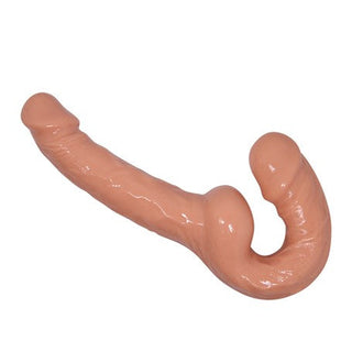 Çift Taraflı Lezbiyen Penis Süper Gerçekçi Strapless - CA-BDM2280