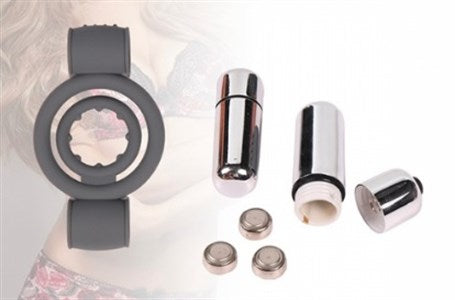 Çift Titreşimli Silikon Penis Halkası - BDM4001