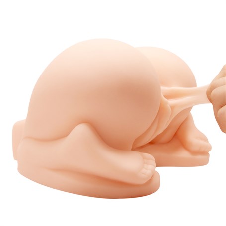 CRAZY BULL 2 İşlevli Büyük Tam Boy Titreşimli Realistik Kalça - B1248