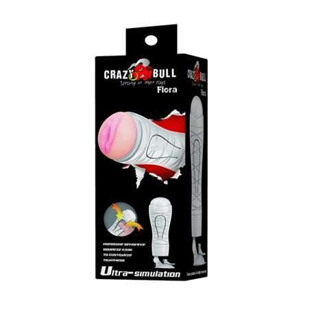Crazy Bull Flora Eller Serbest Original Realistik Suni Vajina Mastürbatör - B1178