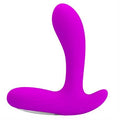USB Şarjlı 30 Modlu Titreşimli Prostat Vibratör ve Anal Plug Mor - BDM4028
