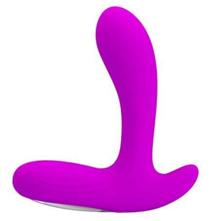USB Şarjlı 30 Modlu Titreşimli Prostat Vibratör ve Anal Plug Mor - BDM4028