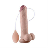 Su Fışkırtmalı Vantuzlu Ten Dokulu 23 cm Penis - LV316003