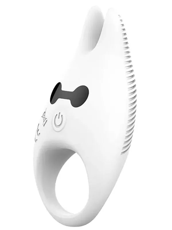 Diablo Şarjlı Titreşimli Led Işıklı Penis Halkası - AMOTQ1