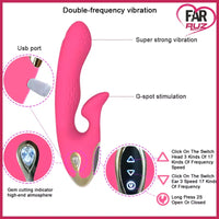 Diamond Bunny G-Spot Isıtmalı Lux Vibratör - FA-SV033