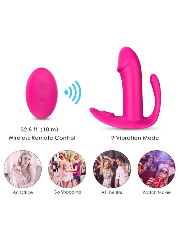 Didi Çiftler İçin Giyilebilir Şarjlı Uzaktan Kumandalı Vibratör - S105