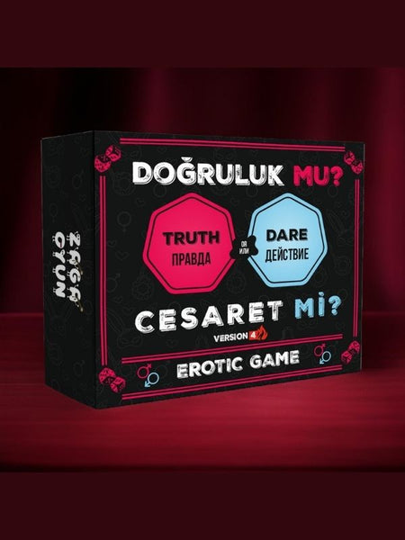 Doğruluk Mu Cesaret Mi Erotik Kutu Oyunu Yenilenmiş 4.versiyon - C-0090B