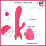 Dolce Pink 17 Fonksiyon G-Spot Soft Vibratör - FA-SV032P