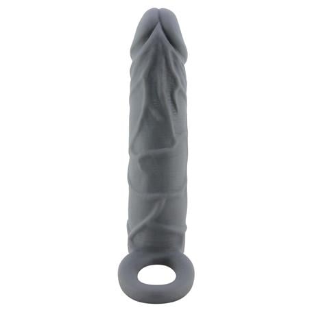 Dolgulu Realistik Uzatmalı Zenci Penis Dildo Kılıfı - BDM1398