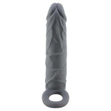 Dolgulu Realistik Uzatmalı Zenci Penis Dildo Kılıfı - BDM1398