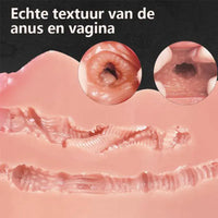 Doll Çift Girişli Vajina & Anal Mastürbatör - FA-XM1027