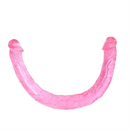 Double Dones 44 cm Çift Taraflı Jel Yumuşak Penis Dildo - BDM4015