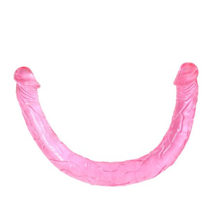 Double Dones 44 cm Çift Taraflı Jel Yumuşak Penis Dildo - CA-BDM4015