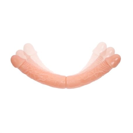 Double Dong Çift Taraflı İki Yönlü Esnek Dildo Kıkırdaklı Penis 36 Cm - B1081