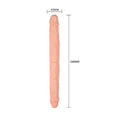 Double Dong Çift Taraflı İki Yönlü Esnek Dildo Kıkırdaklı Penis 36 Cm - B1081