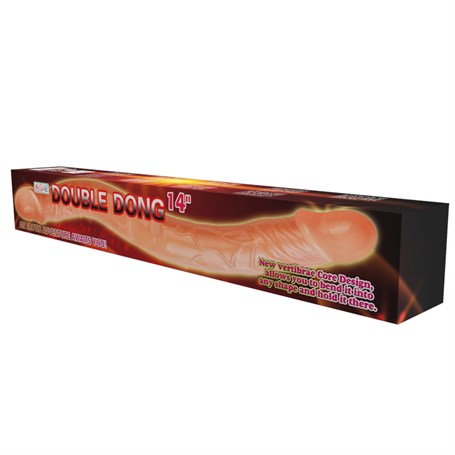 Double Dong Çift Taraflı İki Yönlü Esnek Dildo Kıkırdaklı Penis 36 Cm - B1081
