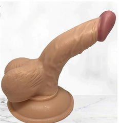 13 cm Vantuzlu Realistik Penis Anal Vajinal Dildo - Px033