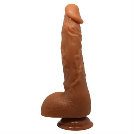 25,2 cm Realistik Vantuzlu Melez Dildo Penis - CA-BDM8041