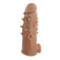 3,5 cm Dolgulu Realistik Penis Kılıfı - BDM111