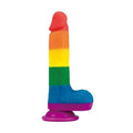 19,5 cm Renkli Realistik Vantuzlu Dildo Penis - LV410026