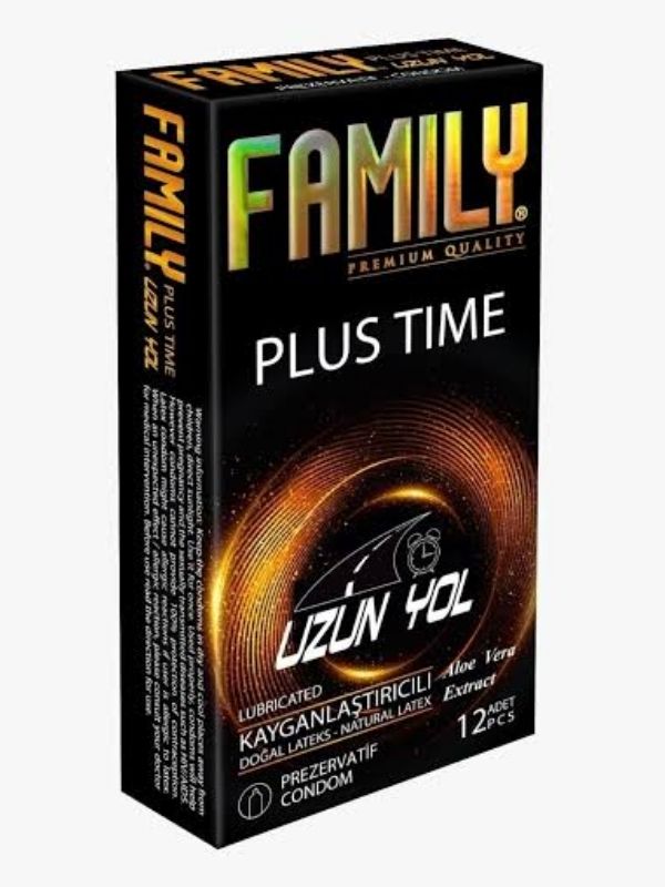 Family Plus Time - Uzun Yol Aloe Vera’lı Prezervatif - C-5146