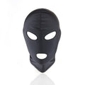 Fantezi Fetish Maske Spandex Siyah - BDMF029