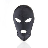 Fantezi Fetish Maske Spandex Siyah - BDMF029