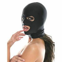 Fantezi Fetish Maske Spandex Siyah - BDMF029