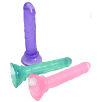 Shin 15 Cm Vantuzlu Vajina ve Anal Dildo - FA-XM251