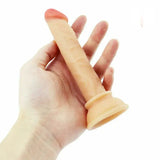 Shin 15 Cm Vantuzlu Vajina ve Anal Dildo - FA-XM251