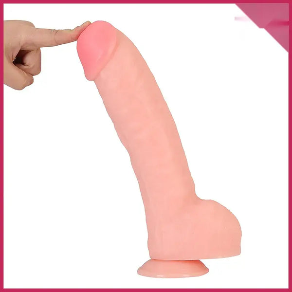 31 Cm Gerçekçi Mega Kalın Dildo - CA-FA-XM240