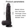 Dark Hareketli Isıtmalı Rotasyonlu Titreşimli Dildo - FA-SD-006