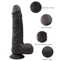 Farruz Dark Hareketli Isıtmalı Rotasyonlu Titreşimli Dildo - FA-SD-006