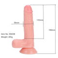 David 19 Cm Vantuzlu Realistik Dildo Penis - FA-XM208