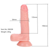 Farruz David 19 Cm Vantuzlu Realistik Dildo Penis - FA-XM208