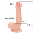 Deoxys 20,5 cm Gerçekçi Maksimum Dildo - FA-XM268