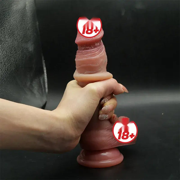 Exotic Satisfaction Çift Katmanlı Ultra Gerçekçi Dildo - FA-Dl-02