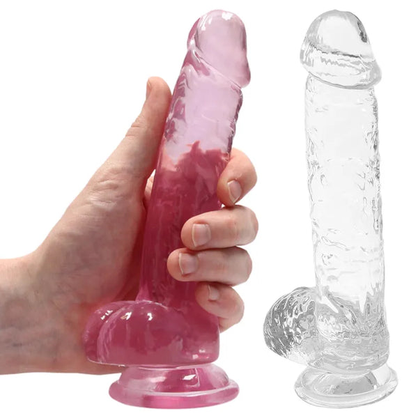 Farruz Flawless Clear 17 Cm Şeffaf Gerçekçi Dildo - FA-RD80M