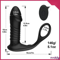 Evatoy İleri Geri Hareketli Penis Halkalı Vibratör - FA-LM0006
