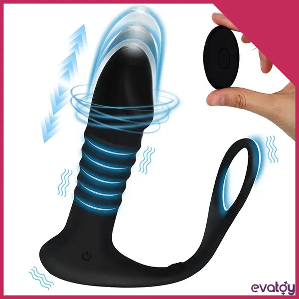 Evatoy İleri Geri Hareketli Penis Halkalı Vibratör - FA-LM0006