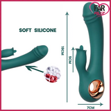 Farruz Isıtmalı Şarjlı Dil Sitimilasyonlu Lüks Vibratör - FA-2231