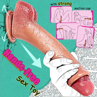 Satisfaction Kenja Çift Katmanlı Ultra Gerçekçi Dildo - FA-Dl-06
