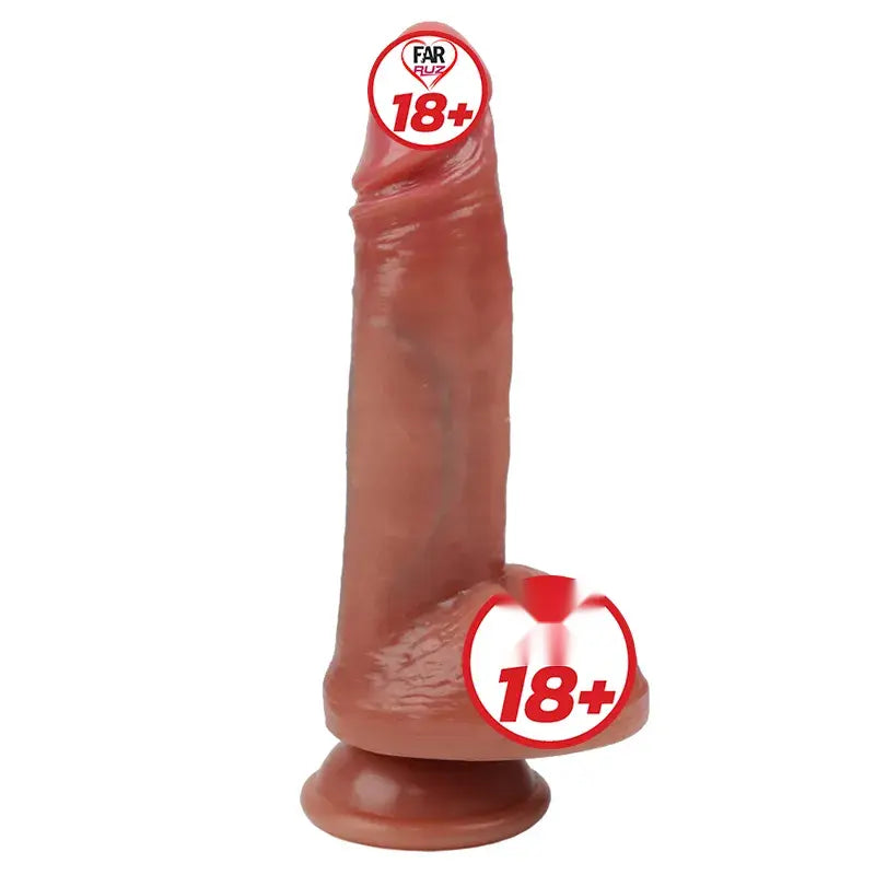 Satisfactory Happen Çift Katmanlı Ultra Gerçekçi Dildo - FA-DS-11